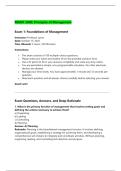 MGMT 3000&colon; Principles of Management  Questions And Answers Graded A&plus; Solutions