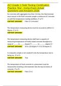 ACI Grade 1 Field Testing Certification Practice Test - Irving Exam Actual Questions and Answers 2026&period;docx
