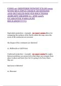 CONS 127 MIDTERM NEWEST EXAM 2025 WITH MULTIPLE CHOICE QUESTIONS AND DETAILED SOLVED SOLUTIONS ALREADY GRADED A&plus; AND 100&percnt; GUARANTEE PASS &lpar;JUST RELEASED&excl;&excl;&excl;&excl;&excl;&excl;&excl;&excl;&rpar;