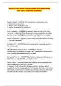 EQUITY AND TRUSTS EXAM COMPLETE QUESTIONS AND 100&percnt; VERIFIED ANSWERS