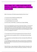 AWLS FINAL TEST &vert; 2026 QUESTIONS WITH VERIFIED ANSWERS &vert; GRADED A&plus; COMPLETE STUDY GUIDE 