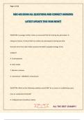 NBC-HIS EXAM ALL QUESTIONS AND CORRECT ANSWERS LATEST UPDATE THIS YEAR NEW&excl;&excl;&period;