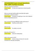 AFAA NASM Exam Actual Questions With 100- Verified Answers&period;docx