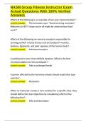 NASM Group Fitness Instructor Exam Actual Questions With 100- Verified Answers&period;docx