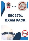 ESC3701 EXAM PACK 2025 &lbrace;LATEST QUESTIONS AND ANSWERS&rcub;