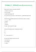 Firefighter 1C - Wildland Exam with accurate answers