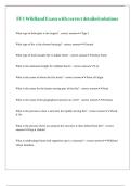 FF1 Wildland Exam with correct detailed solutions