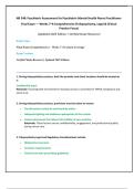 NR 548&colon; Psychiatric Assessment for Psychiatric-Mental Health Nurse Practitioner &lpar;PMHNP&rpar; Final Exam &mdash; Weeks 7&ndash;8 Comprehensive &lpar;Telepsychiatry&comma; Legal & Clinical Practice Focus&rpar; &lpar;Updated 2025 Edition &vert; Verified Study Resource&rpar; Exam Type&colon;  Final Exam &lpar;Compreh