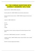 ALL THE COMSAE QUESTIONS WITH CORRECT ANSWERS 100- PASS