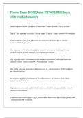 Fluoro Exam DOSES and EXPOSURES Exam with verified answers 