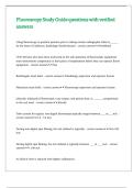 Fluoroscopy Study Guide questions with verified answers