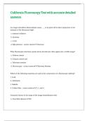 California Fluoroscopy Test with accurate detailed answers 