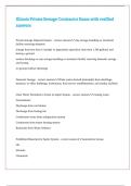 Illinois Private Sewage Contractor Exam with verified answers