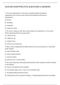 NUR 226 EXAM PRACTICE QUESTIONS & ANSWERS