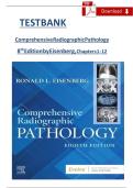 Test Bank for Comprehensive Radiographic Pathology&comma; 8th Edition by Eisenberg &lpar;Chapters 1-12