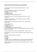 AAMA EXAM QUESTIONS AND ANSWERS