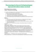 Pharmacology For Nurses A Pathophysiological Approach 6th Edition Adams Test Bank