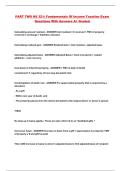 PART TWO HS 321&colon; Fundamentals Of Income Taxation Exam Questions With Answers A&plus; Graded 