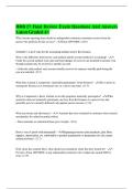 HRB Midterm Exam Questions And Answers Latest Graded A&plus;