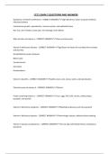 CCC1 EXAM 2 QUESTIONS AND ANSWERS
