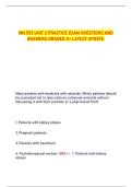 MN 553 &ndash; Unit 3 Practice Exam &vert; Latest Updated Questions and Answers &vert; Verified A&plus; Management Study Guide