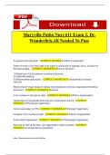 Nurs 611 Exam  COMPILATION BUNDLE&excl;&excl;&excl;