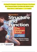 Test Bank For Memmler's Structure and Function of the Human Body 12th Edition Barbara Johnson Cohen&comma; kerry L&period; HULL&lpar; all chapter included graded A&plus;&rpar;Latest edition2025