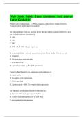 NAB Study Guide Exam Questions And Answers Latest Graded A&plus;