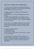 Adult 2 Exam 2 Questions With Complete Solutions