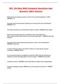 SFL 334 Quiz With Complete Questions And Answers 100&percnt; Correct 