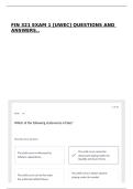FIN 321 EXAM 1 &lbrack;UWEC&rsqb; QUESTIONS AND ANSWERS&period;&period;