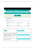 ATI comprehensive EXAM QUESTIONS WITH COMPLETE SOLUTION GUIDE&rpar; &lpar;MULTIPLE CHOICES&rpar; A&plus; GRADED 100&percnt; VERIFIED