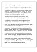 SLHS 3400 Exam 1 Questions With Complete Solutions