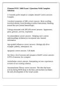 Clemson PSYC 3400 Exam 1 Questions With Complete Solutions