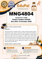 MNG4804 Assignment 3 &lpar;COMPLETE ANSWERS&rpar; 2026 - DUE 16 October 2026