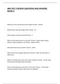 ABH TEST 5 REVIEW QUESTIONS AND ANSWERS RATED A