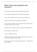 BUQ 1 suas exam questions and answers