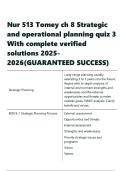 Nur 513 Tomey ch 11 quiz 2 With complete verified solutions 2025-2026&lpar;GUARANTEED SUCCESS&rpar;&period;pdf