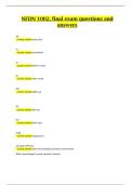 NFDN 1002 Final Exam &ndash; Verified Questions and Answers &lpar;Actual A&plus; Graded Version&comma; Latest 2024&sol;2025