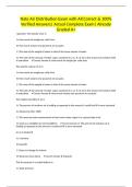 Nate Air Distribution Exam with All Correct & 100&percnt; Verified Answers&vert; Actual Complete Exam&vert; Already Graded A&plus;