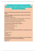 Foundations of Psychiatric Mental Health  Nursing &ndash; Chapter Summaries & Key Concepts  &lpar;Varcarolis 8th Edition&rpar;