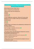 Medical-Surgical Nursing &ndash; Core Principles and Practice  Review &lpar;Linton 7th Edition&rpar;