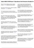 Galen NSG 3100 Exam 1 Questions And Answers Graded A&plus;