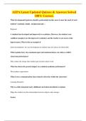 AEPA Latest Updated Quizzes & Answers Solved 100&percnt; Correct&period;