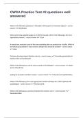 CWCA Practice Test &num;2 questions well answered