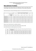 Cambridge IGCSE Religious Studies &vert; Exam Questions & Answers A&plus;
