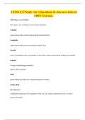 CONS 127 Study Set &vert; Questions & Answers Solved 100&percnt; Correct&period;