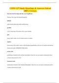 CONS 127 Study Questions & Answers Solved 100&percnt; Correct