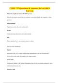 CONS 127 Questions & Answers Solved 100&percnt; Correct
