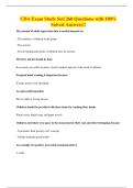CDA Exam Study Set&vert; 260 Questions with 100&percnt; Solved Answers